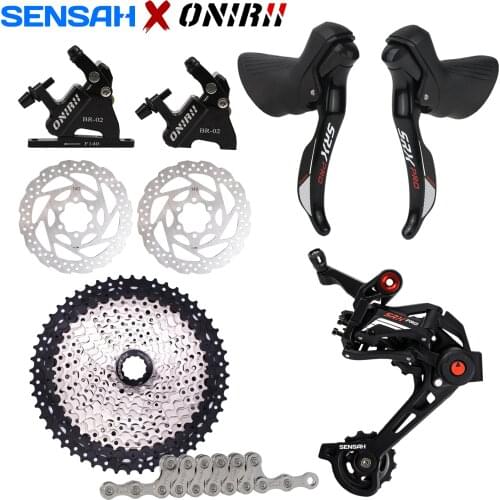 SENSAH SRX PRO 1x11 Speed Shifter Derailleurs Gravel ONIRII Cable Hydraulic Disc Brake Bicycle Groupset Cassette Chains SRAM New