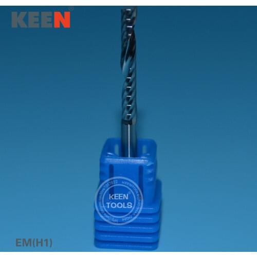 3/4/5/6mm Tungsten Steel Solid Carbide Endmills/One Flute Spiral End Mill Cutters CNC Router Bits A Series