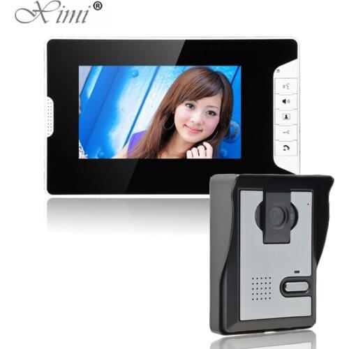 Good Quality 7inch Video Door Phone System Villa Wired Door Bell Access Control Color Screen Wired Video Intercom