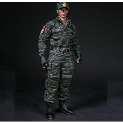 1/6 Scale DAM 78052 Man Soldier Chinese People Police Snow Leopard Commando Clothes F 12" Full Set Action Figure Body Doll Toys