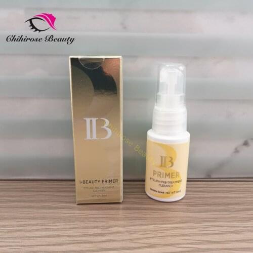 1pcs IB Primer Eyelash Pre-treatment Cleanser Professional Eyelash Primer Eyelash extension glue primer Makeup tools 20ml