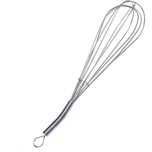 1pcs practical Manual Spring Handle Egg Beater Egg Mixer Stainless Steel Held Whisk Cream baking Kitchen Tool Kitchen Gadgets