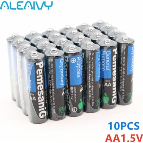 New 10PCS Disposable Alkaline Dry Battery AA 1.5V Battery, Suitable For Camera, Calculator, Alarm Clock, Mouse, Remote Control