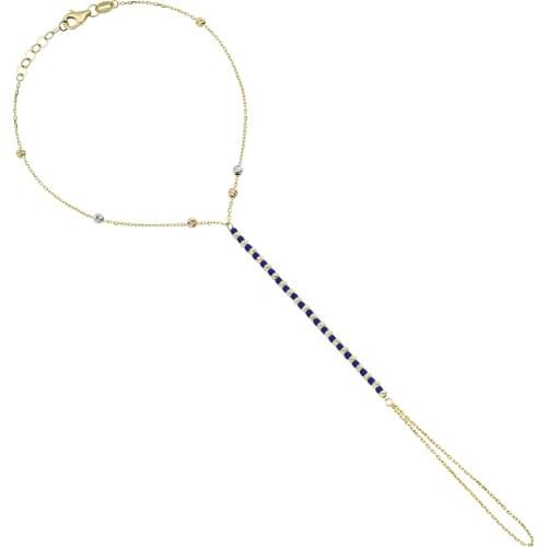 14k (585) Gold Italian Design Bangle Bracelet