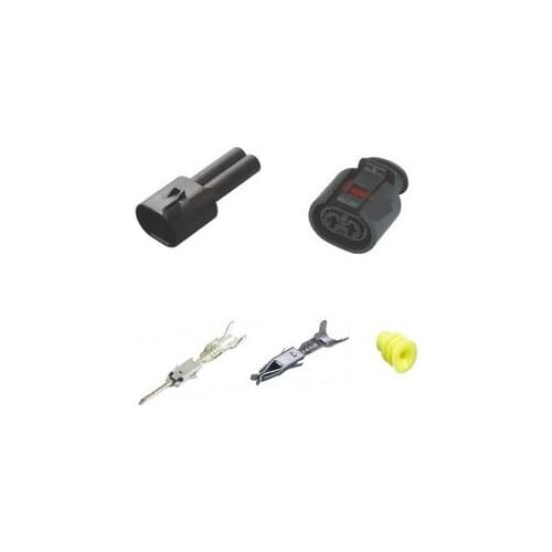 2 Pin/Way Male Female ABS Wheel Speed Sensor Plug Connector For VW Beetle Jetta 4 Golf GTI MK4 00-04 6N0 927 997 A 6N0927997A