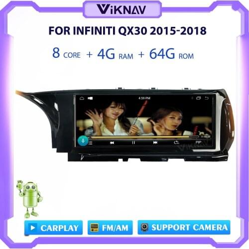 Car GPS Navigation For Infiniti QX30 2015-2018 Series CCC Auto Radio Multimedia Player GPS Head Unit Stereo Tape Recorder