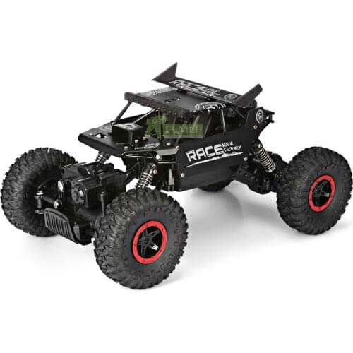 Flytec RC Cars 9118 1:18 Alloy 2.4G 4WD High Speed Climbing Rock Car Racing Vehicle