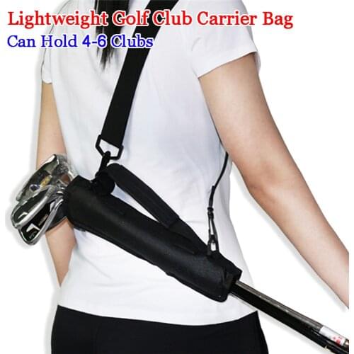 Lightweight Golf Club Carry Bag multicolor can hold up to 6 clubs easy to use by boys children men women With Shoulder strap New