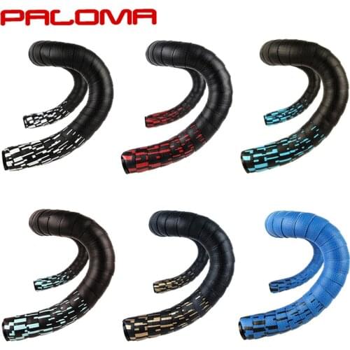 Road Bike Bicycle Handlebar Tape Cycling Handlebar Belt Straps Racing Bike Handle Bar Tape Anti-slip Damping Tapes w/ 2 Plugs