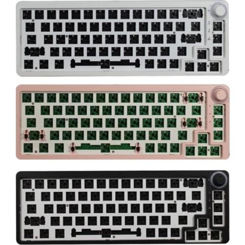 TM680 Mechanical Keyboard DIY Kit Hotswap Wired Keyboard Compatible Cherry MX Gateron Kailh Switches
