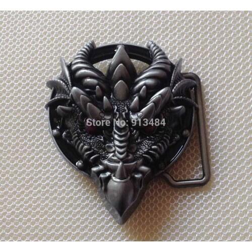 Gothic Dragon Head Belt Buckle suitable for 4cm wideth belt