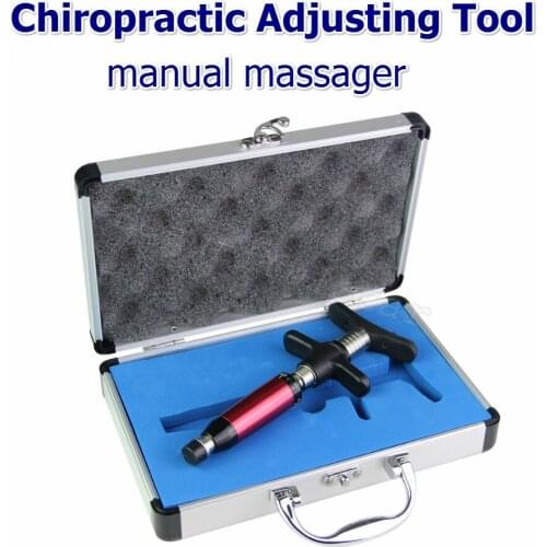 Manual Chiropractic Gun Adjusting Therapy Spine Activator Correction Massager 6 Levels Health Care Massage Tools High Quality