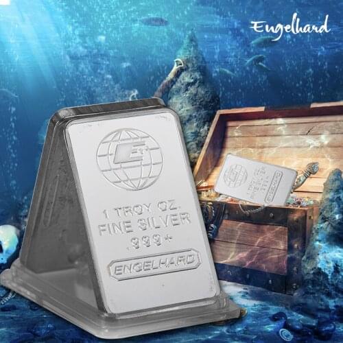 WR 1 Oz Fine 999,9 Silver Bar Quality Silver Plated Metal Bars Metal Crafts Quality Festival Art Ornament for Birthday Gifts