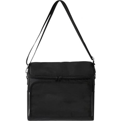 Storage Bag Zipper Closure Insulated Oxford Cloth Multifunctional Capacity Seat Back Storage Pouch for Car