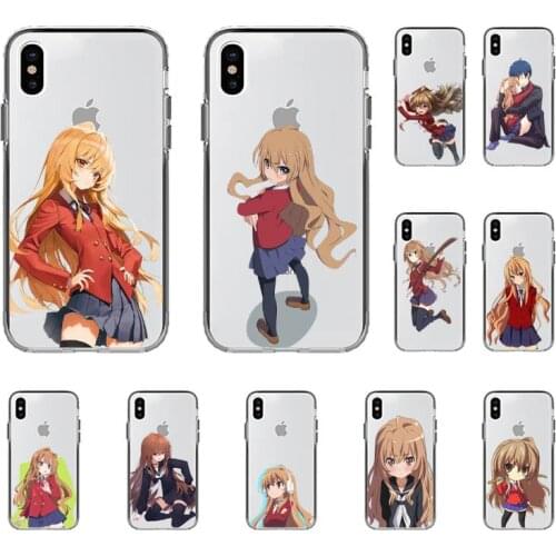 TOPLBPCS Toradora Phone Cases for iPhone 8 7 6 6S Plus X 5S SE 2020 XR 11 12 pro XS MAX