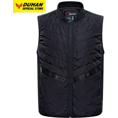 DUHAN Heated Motorcycle Vest Heating Windproof Fleece Lined Thermal Winter Clothes Set USB Electric Heated Clothing With Battery