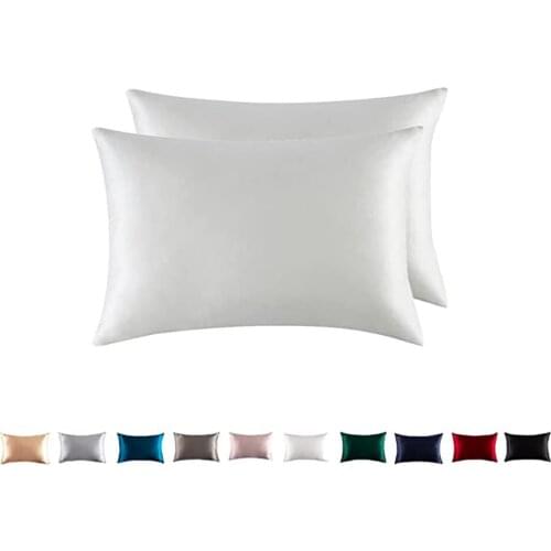 TOLDIM 22 Momme 100% nature mulberry Silk pillowcase zipper pillowcases pillow case for healthy standard queen king multicolor