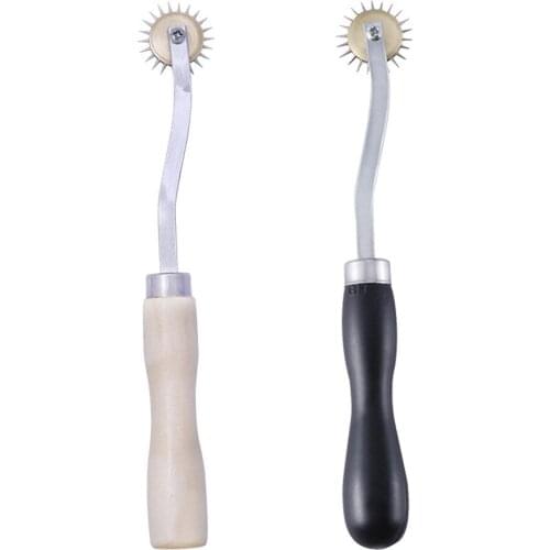 1PC Tracing Wheel - Professional Stitch Marking Spacer, 2 Sizes Leather Needle Point Tracing Wheel For Leather Crafts