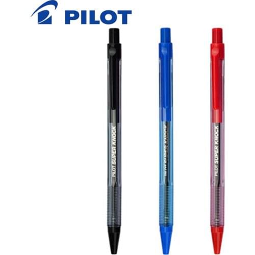 12 Pieces Ball Point Pen 0.7MM JAPAN PILOT BPK-P office and school Standard Ballpoint pen Wholesale