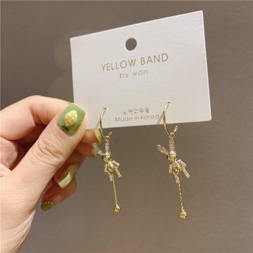 2020 South Korea New Fashion Rabbit Lovely Earrings Long Style Temperament All Kinds Earrings Elegant Jewelry For Women