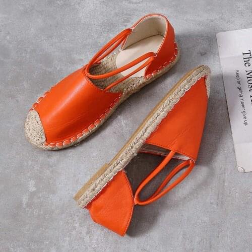 2021 Womens Flat-bottom Lace-up Summer Comfortable Sandals One-step Flat-bottom Sandals Platform Sandals