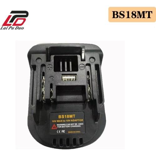BAT609 BAT610 BS18MT Battery adapter For BOSCH 18V LITHIUM batteries BAT611 For MAKITA LITHIUM batteries