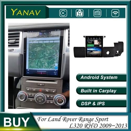 Android Car Radio For Land Rover Range Sport L320 RHD 2009~2013 GPS Navigation Auto Video Multimedia MP4 Player Wireless Carplay