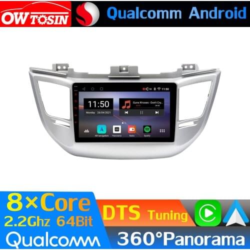 Qualcomm 8Core Android Car Media For Hyundai Tucson 3 TL 2015-2018 GPS 360 Panoramic Radio CarPlay DTS HIFI 4G WiFi Optical HDMI