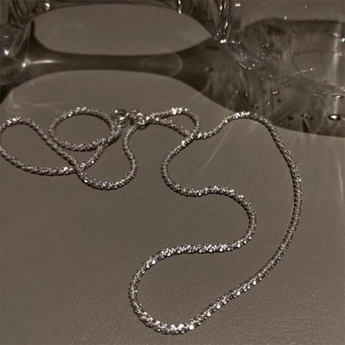 Elegant Women Silver Chains