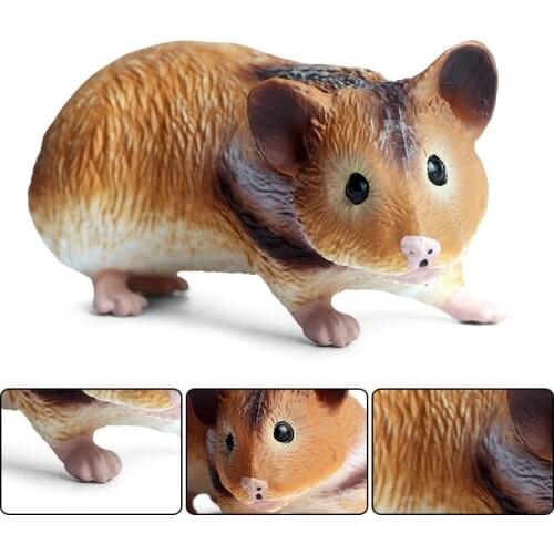 Hamster Animal Model Action Figure Wild Animal PVC Toys