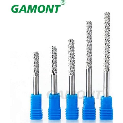 PCB Milling Cutter End Mill GAMONT Tungsten Steel Corn Milling Cutter Cnc Engraving Cutting Milling Tool Spiral Engraving Cutter