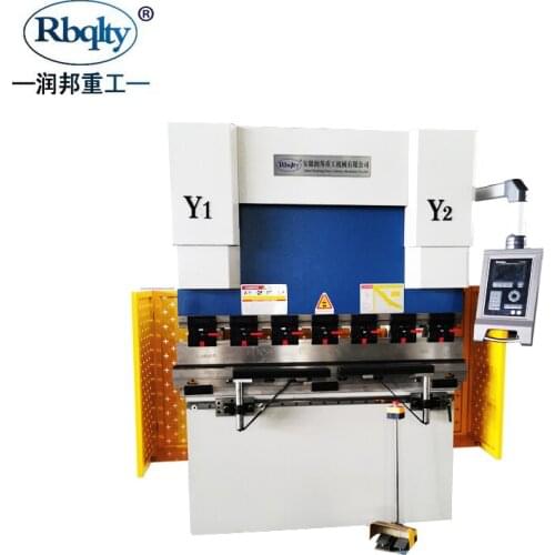 WE67K-30T/1600 hydraulic press brake machine servo motor control for sheet metal bending and folding with DA52S system