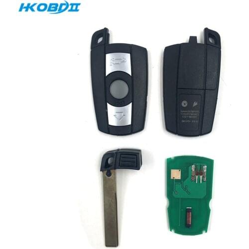 HKOBDII 3 Button Fold Remote Car Key 315/433/868MHZ with ID44 7935AA chip For BMW3/5 X3 X5(E70),X6(E71),CAS1/2/3/3+ 2002-2012