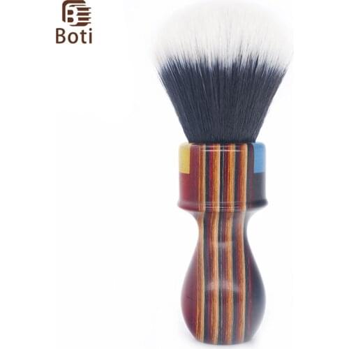 Boti Brush-New Time Tunnel And Tuxedo 2th Synthetic Hair Knot Thick Hair Whole Brush Mens Beard Tool