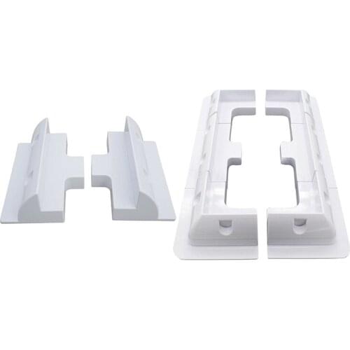 2 Pcs Solar Panel Side Mounting Bracket Kit & 6 Pcs Eco Solar Panel Corner Side Mounting Bracket Kit