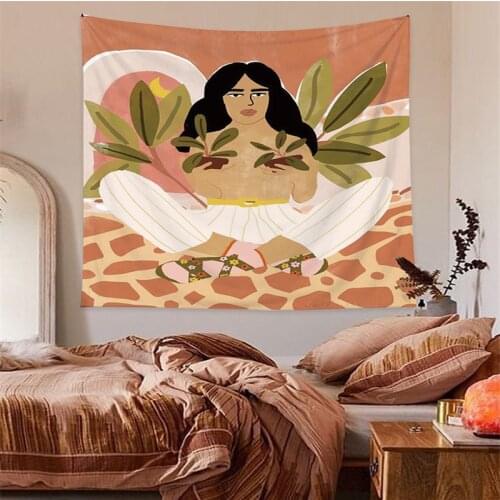 Creative Indian Tapestry Wall Hanging For Bed Room Decor Practical Picnic Cloth Sofa Cover Blanket Houm Indoor Decor Tapestries