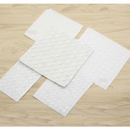 Furniture Silencer Anti-collision Mat Kitchen Cabinet Self-adhesive Damper Pad High Quality Anti-collision Silica Gel