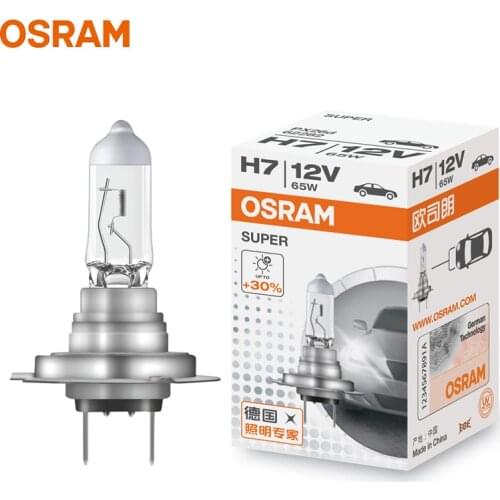 OSRAM H7 62282SUP Car Headlights Car Halogen Fog Lights 12V 65W + 30% Brightness Original Quality (Single)
