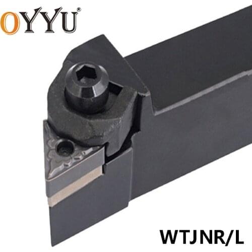 OYYU WTJNR WTJNL 93° W-type WTJNR1616H16 WTJNR2020K16 Turning Tools Holder CNC Carbide Inserts TNMG16/22 Lathe Cutter Shank