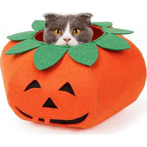 Pet Halloween Collar Pumpkin Dress Up Props Cat Puppy Dog New Cute Neckband Clothes Pet Party Makeover Accessories