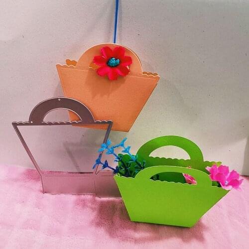 Portable gift box Metal Cutting Dies for DIY Scrapbooking Album Paper Cards Decorative Crafts Embossing Die Cuts