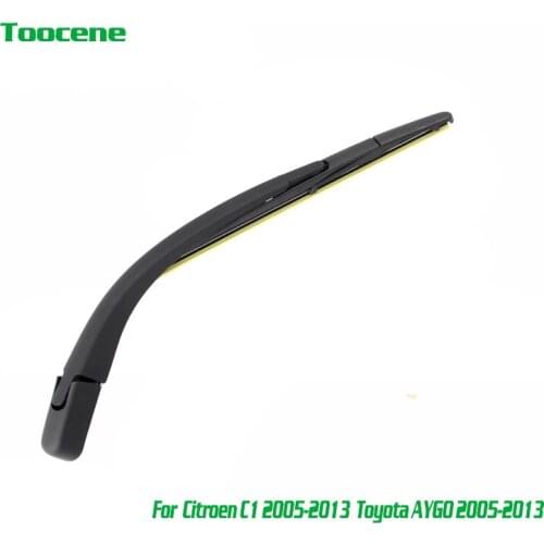 Rear Wiper Blades and Arm For Citroen C1 2005-2013 Toyota AYGO 2005-2013 Windshield Wiper Auto Windscreen Car Accessories