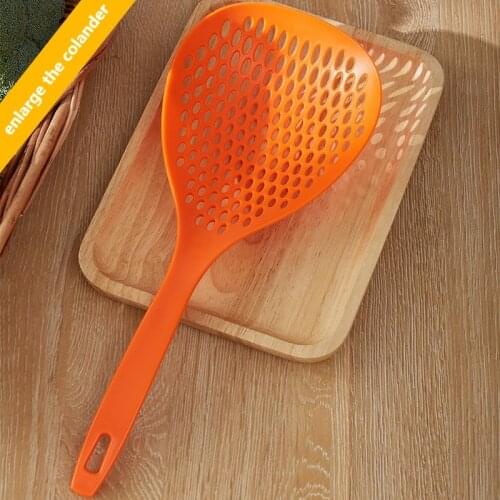 Scoop Colander Nylon Soup Spoon Ladle Skimmer Strainer Vegetable Strainer Cooking Shovels Fry Food Mesh Filter Home Kitchen Tool