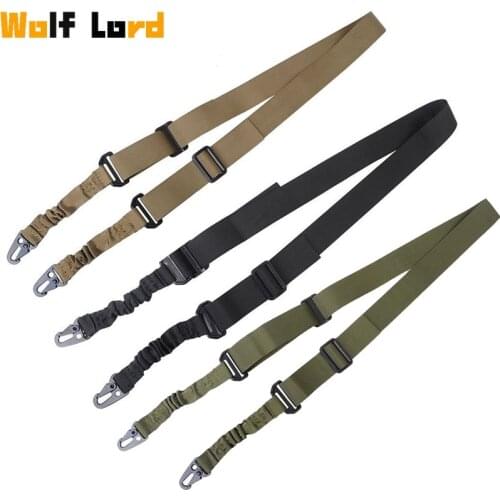 Tactical Gun Sling Shoulder Strap 2 Point Military Rifle QD Metal Buckle Sling Adjustable Outdoor Hunting Gun Belt Accessories