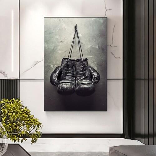 Boxing Gloves Vintage Canvas Nordic Style Picture Wall Art Modular Home Decoration Painting Print Poster for Living Room Cuadros
