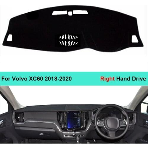 Car Inner Dashboard Cover For Volvo XC60 2018 2019 2020 LHD RHD Dashmat Dash Mat Carpet Cape Sun Shade Dash Board Cover Dashmat