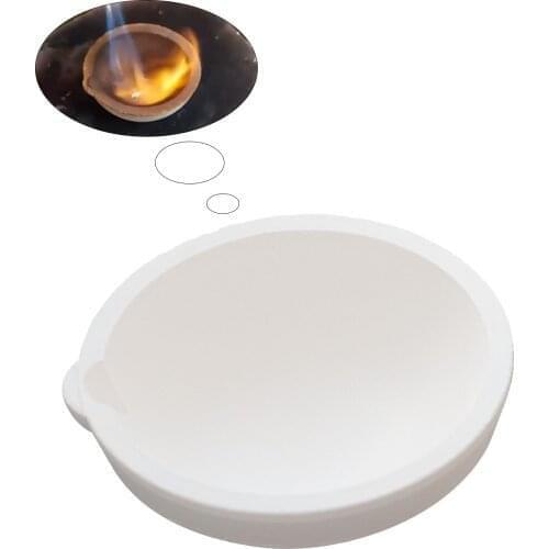 500g/1000g High Temperature Quartz Silica Melting Crucible Dish Bowl Pot Casting Gold Silver Metal Jewelry casting container