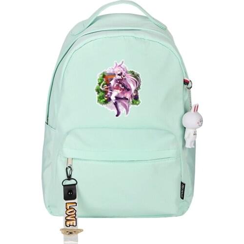 Honkai Impact Yae Sakura Kawaii Women Backpack Nylon Bookbag Pink School Bags Cute Travel Bagpack MmiHoYo Small Laptop Rugzak