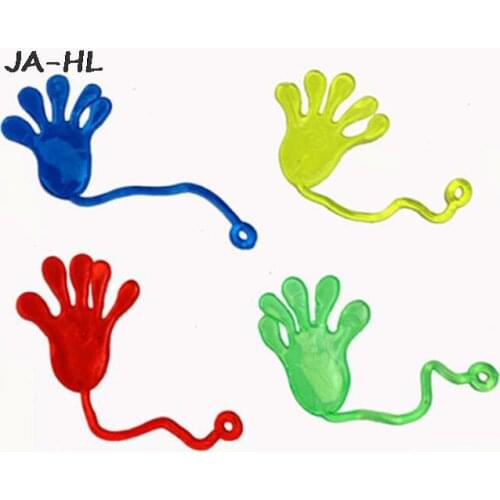 10Pcs/lot Kids Party Supply Favors Mini Sticky Jelly Stick Slap Hands Toy Party Little Gifts Random Color