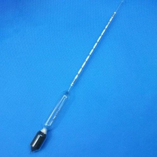 2PCS/lot 1.4-1.5/m3 glass hydrometers chemical laboratory glass Densitometers liquid hydrometer densimeter Density Meter